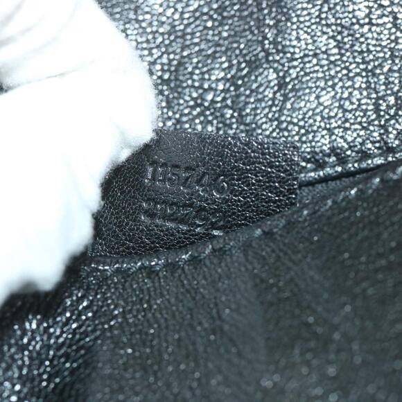 GUCCI Interlocking Shoulder Bag Leather Black - Picture 12 of 16